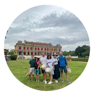 happy customers during vietnam vacation packages