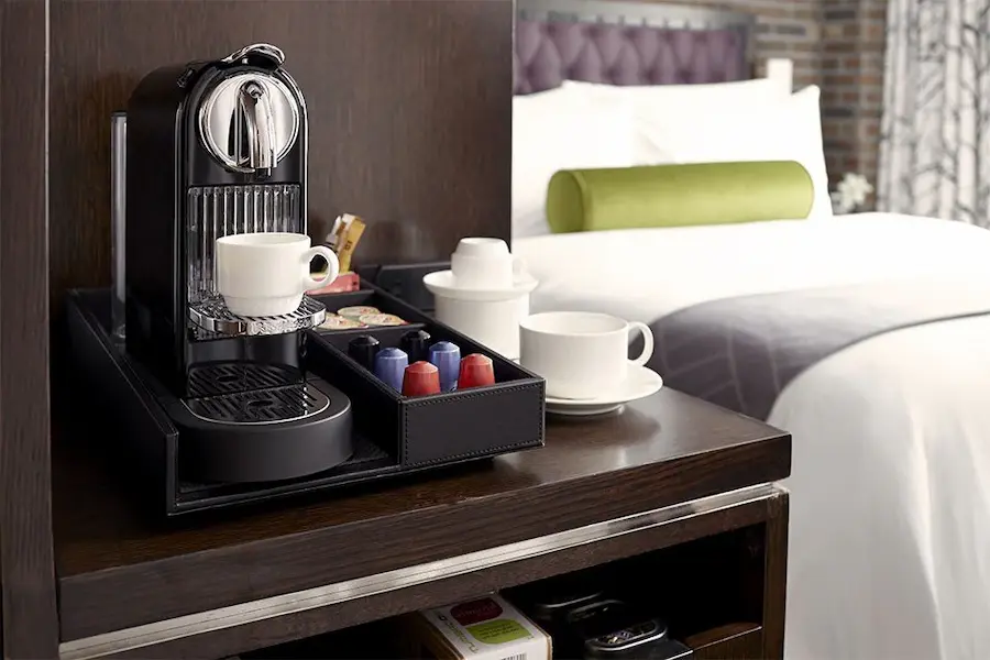 coffee maker at hotels