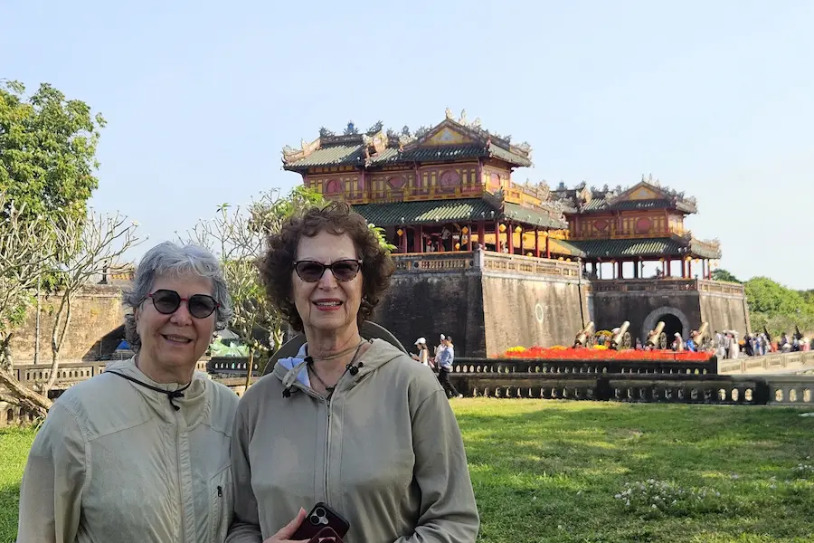 happy customers traveling with viet vision travel